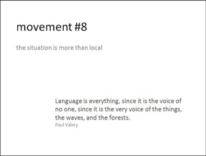 Environmental Utterance - movement#8
